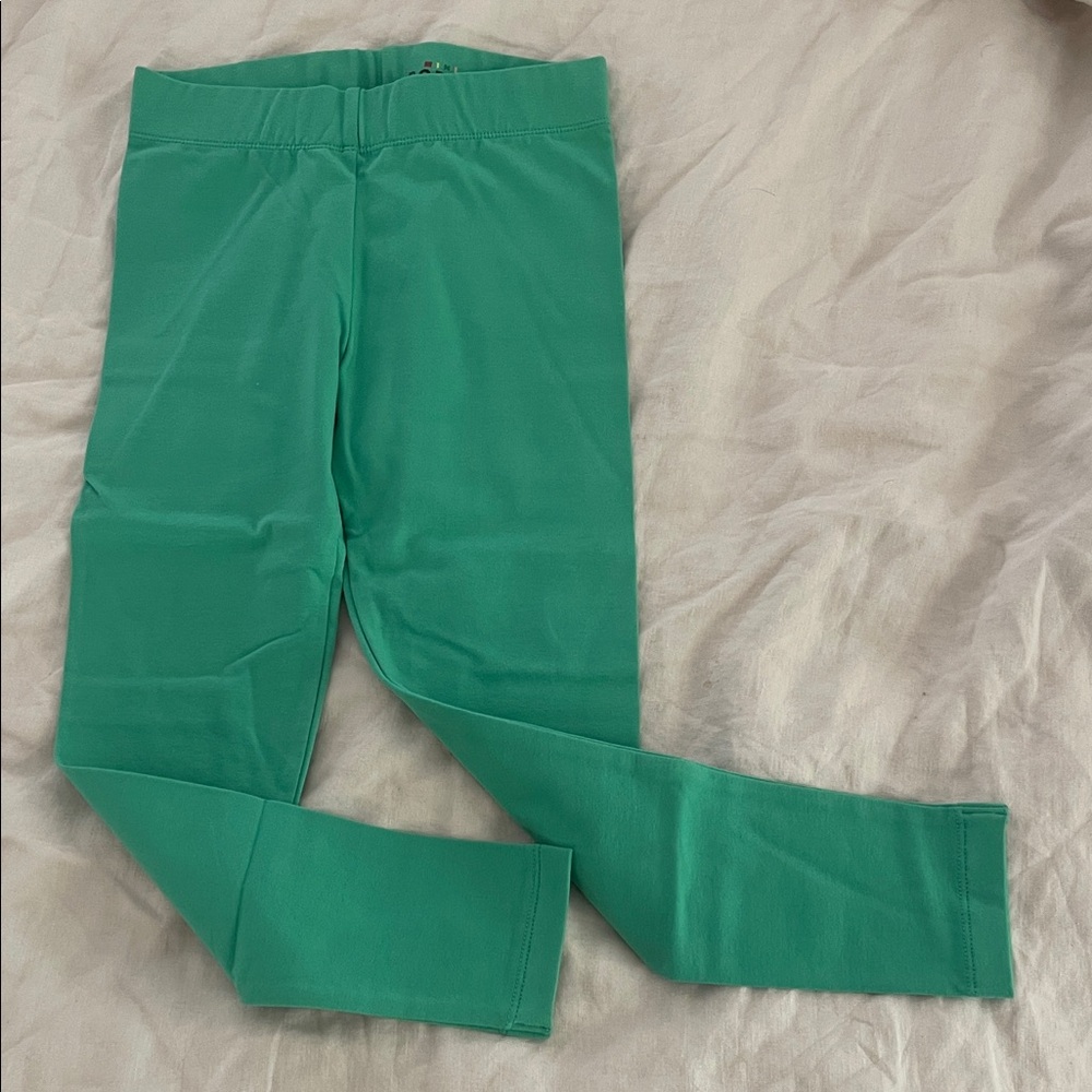 Mini Boden Vibrant Green Kids Leggings